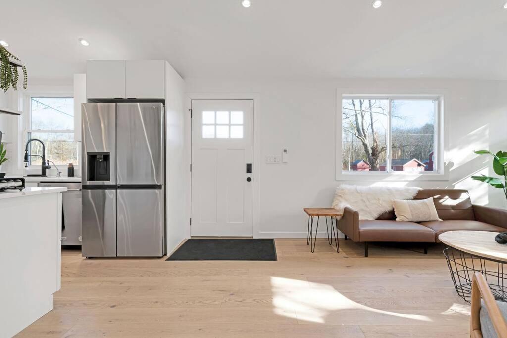 New Paltz Zen Wellness Cabin W/ Hot Tub Bagian luar foto