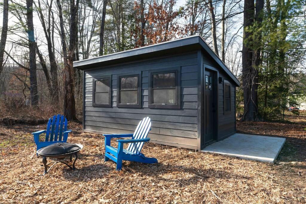 New Paltz Zen Wellness Cabin W/ Hot Tub Bagian luar foto
